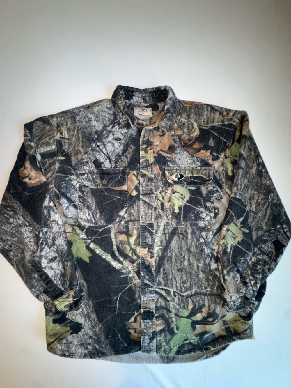 Mossy Oak Women's
Camouflage Flannel Shirt M Long Sleeve
Cotton Rugged Hunting